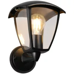   TRIO 263260232 VENTA Klasszikus Kültéri Fali Lámpa Fekete E27 IP44