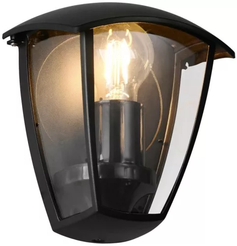 TRIO 263260332 VENTA Klasszikus Kültéri Fali Lámpa Fekete E27 IP44