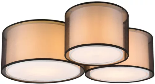 Trio BURTON 611490332 Plafonlámpa 3x40w/e27 ip20