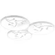 Trio GROOVY 642110331 Plafonlámpa 1x30w/led 4000k 3800lm ip20