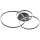 Trio WINONA 670810632 Plafonlámpa 1x28w/led 2700-6500k 3200lm ip20