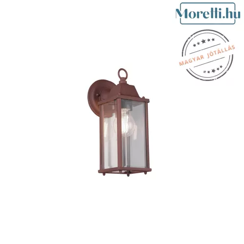 kültéri fali lámpa króm színű vázzal és fém testtel kerti használatra trio-201960124 - moretti.hu