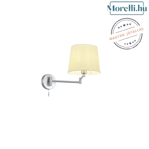 fali lámpa króm színű vázzal és fém testtel beltéri használatra trio-209100107 - moretti.hu