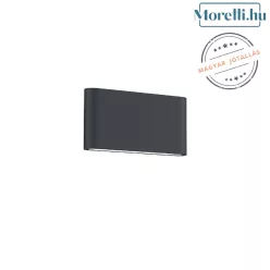 kültéri fali lámpa fekete színű vázzal és fém testtel kerti használatra trio-227660242 - moretti.hu