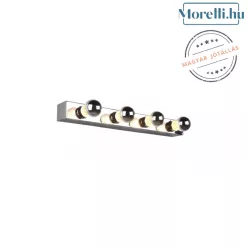 fürdőszobai fali lámpa króm színű vázzal és fém testtel beltéri használatra trio-283600406 - moretti.hu
