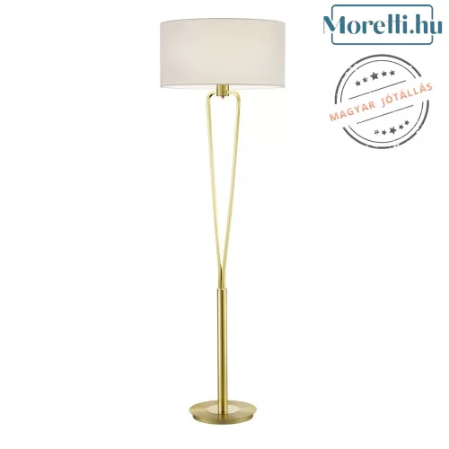 állólámpa fehér színű vázzal és fém testtel beltéri használatra trio-400200108 - moretti.hu
