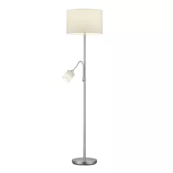 állólámpa szürke színű vázzal és fém testtel beltéri használatra trio-403900201 - moretti.hu
