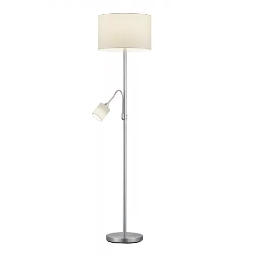 állólámpa szürke színű vázzal és fém testtel beltéri használatra trio-403900201 - moretti.hu