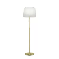 állólámpa fehér színű vázzal és fém testtel beltéri használatra trio-409100308 - moretti.hu