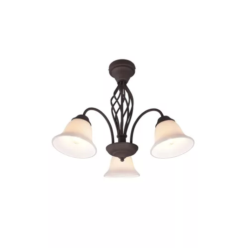 mennyezeti lámpa nikkel színű vázzal és fém testtel beltéri használatra trio-601000324 - moretti.hu