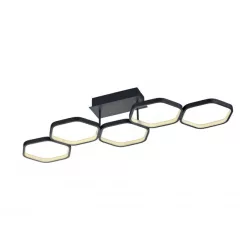 mennyezeti lámpa fehér színű vázzal és fém testtel beltéri használatra trio-r62055142 - moretti.hu