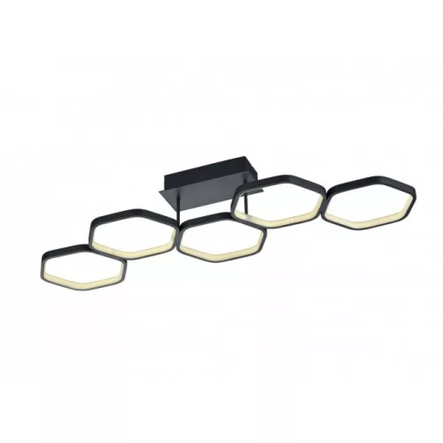 mennyezeti lámpa fehér színű vázzal és fém testtel beltéri használatra trio-r62055142 - moretti.hu