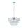 TRIO R13473006 ORIENT Kristály Függesztett Lámpa Ezüst E14 IP20