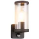 TRIO R21599124 BONITO Fali Lámpa Mozgásérzékelővel Rozsdás E27 IP44