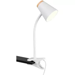   Trio PONGO R25831101 Asztali lámpa klipsszel 1x4.5w/led 3000k 500lm ip20