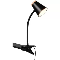   Trio PONGO R25831102 Asztali lámpa klipsszel 1x4.5w/led 3000k 500lm ip20