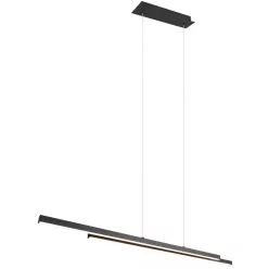   TRIO R37882132 ODIO Modern Led Függesztett Lámpa Fekete LED IP20
