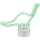 Trio BRONTO R55360101 Asztali lámpa 1x2w/led ip20