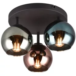 Trio SHELDON R61303017 Plafonlámpa 3x28w/e14 ip20