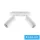 UNIVERSO Spot lámpatest 2xGU10 Max.35w IP20 D55x110x220mm Fehér