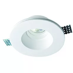 mennyezetbe építhető lámpa fehér színű vázzal és gipsz testtel beltéri használatra viokef-4071500 - moretti.hu