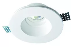 mennyezetbe építhető lámpa fehér színű vázzal és gipsz testtel beltéri használatra viokef-4071500 - moretti.hu