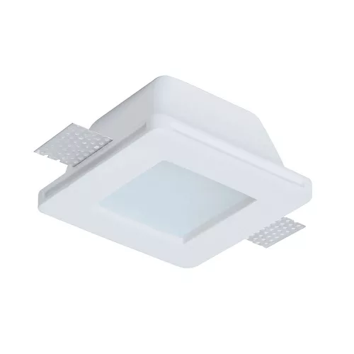 mennyezetbe építhető lámpa fehér színű vázzal és fém testtel beltéri használatra viokef-4116000 - moretti.hu