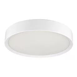 mennyezeti lámpa fehér színű vázzal és fém testtel beltéri használatra viokef-4155401 - moretti.hu
