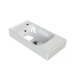   CeraStyle SHARP - BAL CSAPLYUKAS - porcelán mosdókagyló - 60 x 30 cm