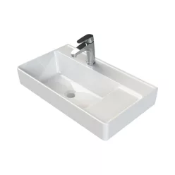   CeraStyle SHARP - KESKENY - porcelán mosdókagyló - 65 x 38 cm