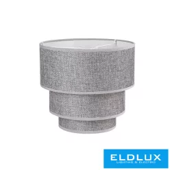   ELDLUX Függeszték 3 rétegű körös s-szürke len ernyővel