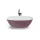 Covadonga szabadonálló kád_70x160_Rosa Metallic/Blanco Mate