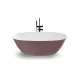 Covadonga szabadonálló kád_70x160_Rosa Metallic/Blanco Mate