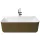 Kivu Wall kád_80x175_Oro Viejo Metallic/Blanco Brillo