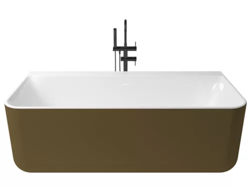Kivu Wall kád_80x175_Oro Viejo Metallic/Blanco Brillo