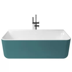 Kivu Wall kád_80x175_Turquesa Metallic/Blanco Brillo