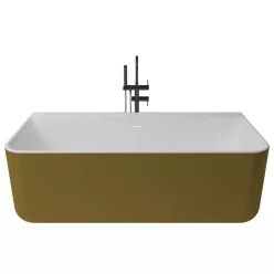 Kivu Wall kád_80x175_Oro Metallic/Blanco Mate