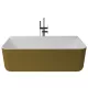Kivu Wall kád_80x175_Oro Metallic/Blanco Mate