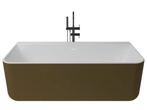 Kivu Wall kád_80x175_Oro Viejo Metallic/Blanco Mate