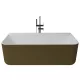 Kivu Wall kád_80x175_Oro Viejo Metallic/Blanco Mate