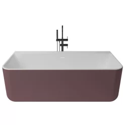 Kivu Wall kád_80x175_Rosa Metallic/Blanco Mate