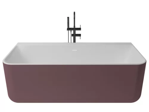 Kivu Wall kád_80x175_Rosa Metallic/Blanco Mate