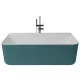 Kivu Wall kád_80x175_Turquesa Metallic/Blanco Mate