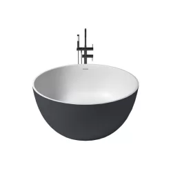 Biwa kád_120x120_Antracita/Blanco Mate