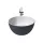 Biwa kád_120x120_Antracita/Blanco Mate