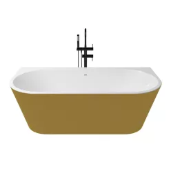 Aidar Wall kád_80x170_Oro Metallic/Blanco Brillo