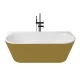 Aidar Wall kád_80x170_Oro Metallic/Blanco Brillo