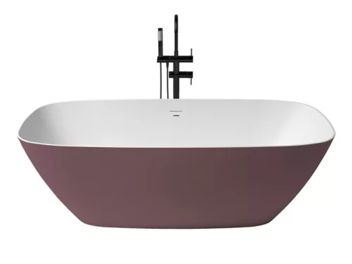 Arenal szabadonálló kád_72x150_Rosa Metallic/Blanco Mate