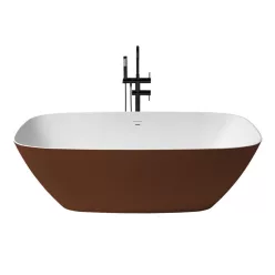 Arenal szabadonálló kád_72x170_Cobre Metallic/Blanco Mate