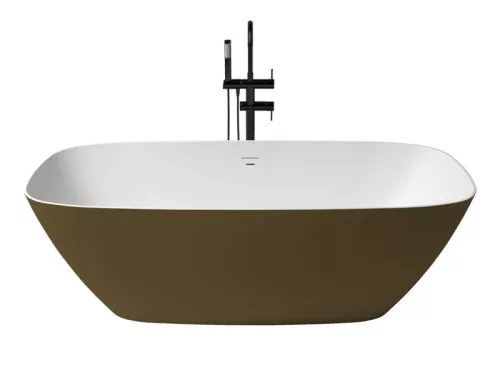 Arenal szabadonálló kád_72x170_Oro Viejo Metallic/Blanco Mate